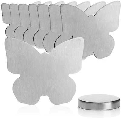 Imagen de com four® 8X Pesas para manteles de Acero Inoxidable Clip magnético Aprox. 60 Gramos