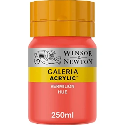 Imagen de Winsor &amp; Newton Galería Pintura Acrílica, Naranja (Vermilion Hue), 250 ml