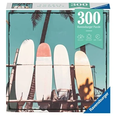 Imagen de Ravensburger Puzzle: Surf, Puzzles para Adultos, Rompecabezas puzzle 300 piezas, Regalos Originales, Surf Decoracion Hogar, Usa Pegamento enmarcar, 27x39cm