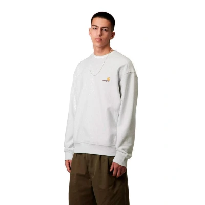 Imagen de Carhartt WIP American Script Sudadera, Hombre, Talla: Medium, Ash heather