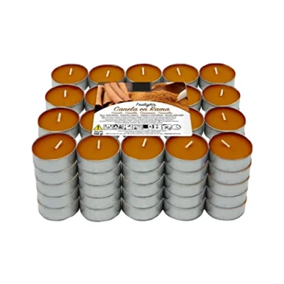 Imagen de Lumar Aromatic Velas de té aromáticas (Canela en Rama Pack 100 Velas)
