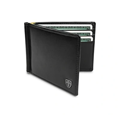 Imagen de TRAVANDO Cartera con Pinza para Billetes Vienna Bloqueo RFID Seguridad tarjetera Hombre