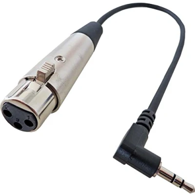 Imagen de MC Keepdrum de 025 XJ audio Cable 0,3 m XLR Female TRS 3,5 mm Mini para cámaras DV micrófono