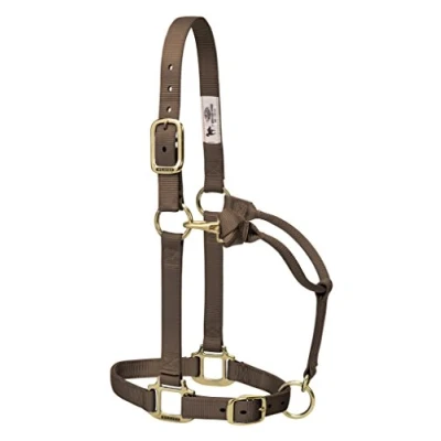 Imagen de Weaver Cuero Ajustable para Barbilla y Garganta (3/4&quot;), 35 7036 BR, marrón, 1&quot; Large Horse