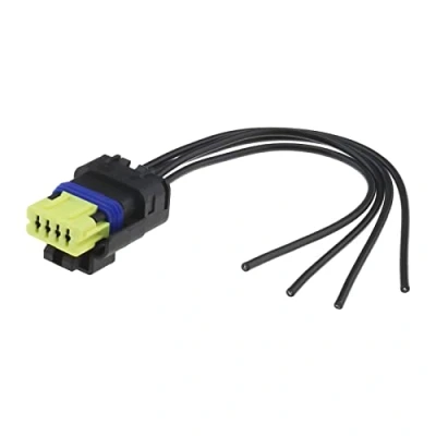 Imagen de ECSiNG Cable de bomba combustible para coche, 4 pines, 8201348602, conector sensor tanque combustible, piezas repuesto automotrices