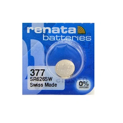 Imagen de Renata 377 SR626SW: Pila 1.55V de óxido Plata para Relojes