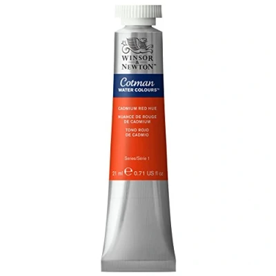 Imagen de Winsor &amp; Newton Cotman Tubo Acuarela, 21 ml, Tono Rojo de cadmio