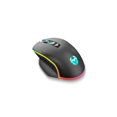 Imagen de Raton gaming Krom Keos NXKROMKEOS Sensor optico de gran precision, 6400 DPI, RGB rainbow, 7 botones programables, color negro