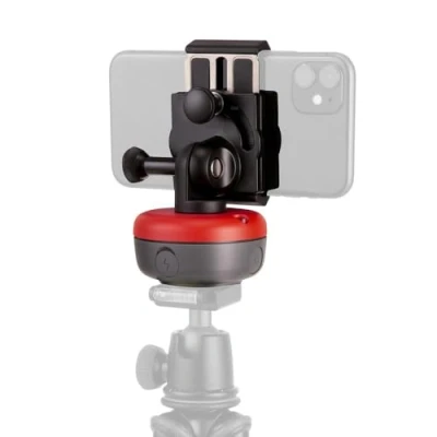 Imagen de JOBY Spin Kit de Montura Móvil, Incluye Rótula Electrónica Bluetooth, Móvil Control Movimiento, Base Paneo Motorizada Vídeo Panorámico, Vlog, Contenidos, Timelapse, por App