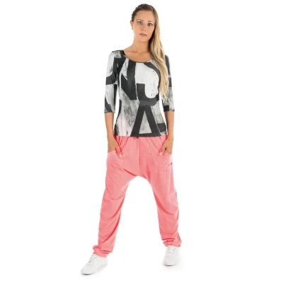 Imagen de Winshape Bolsa de Mujer Unisex 4pocket wh13 Dance Yoga Pilates Tiempo Libre Deportes Pantalones Deporte, Todo el año, Mujer, Color Coral neón, tamaño Extra Small
