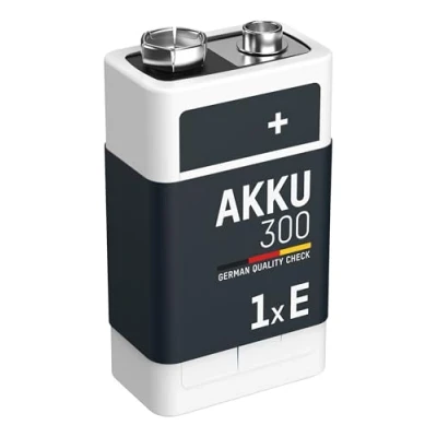 Imagen de Best Price Square Battery, 9V 300MAH PRECHARGED 1PK 5035453 by ANSMANN