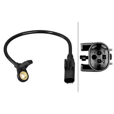 Imagen de HELLA 6PU 358 217 021 Sensor de ABS Hall 2 205 MERCEDES BENZ: Clase ML, R, GL