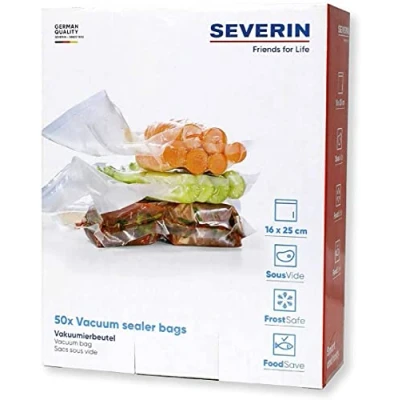 Imagen de Severin ZB 3613 Bolsas para envasar al vacío, Plástico, Transparente