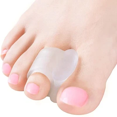 Imagen de Corrector de juanetes separadores dedos Gel Hallux Valgus minimalmente invasivo Protector Alisador grandes Alivio inmediato del dolor pies 2 pares