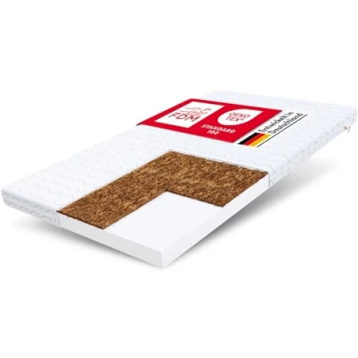 Imagen de FDM Babycoco Colchón, Espuma de Poliuretano, Blanco, 80 x 140 cm