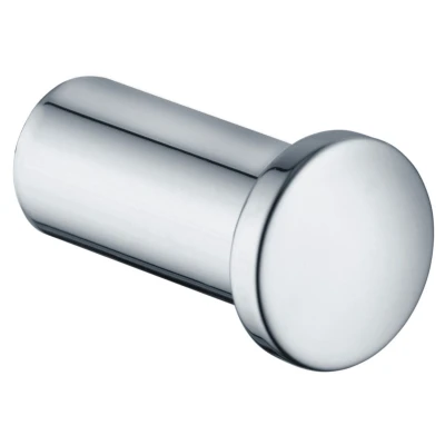 Imagen de Keuco gancho toallero de metal, cromado brillante, redondo, para baño y aseo invitados, moderno pared toallas albornoces, Plan