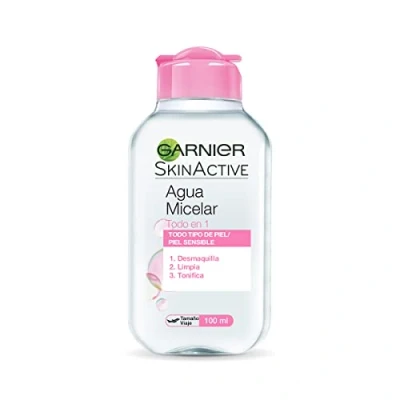 Imagen de Garnier Skin Active Agua Micelar Clásica Todo en Uno, Pieles Normales, Formato Viaje, 100 ml
