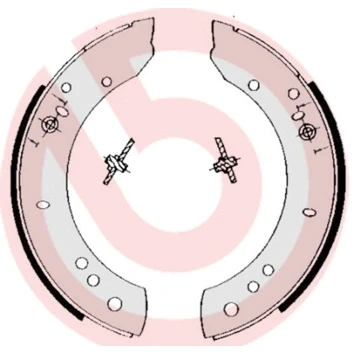 Imagen de BREMBO S 44 502 Zapatas de Freno 279 57 LAND ROVER: Defender SUV Cabrio