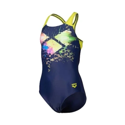 Imagen de Arena Multi Pixels Bañador para niños, Talla: 116, Navy soft green