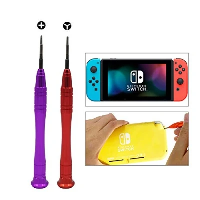 Imagen de Cemobile Triwing Destornillador para Nintendo Switch, 2.0mm Phillips 1.5mm Y00 Tri Point Wing Kit Switch Joy Con Controlador Reparación de Consolas Juegos