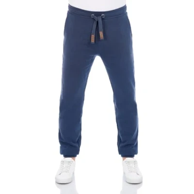Imagen de riverso RIVKasper Pantalones de chándal largos para hombre, corte regular, el tiempo libre, color gris, rojo, azul, negro, verde, S, M, L, XL, XXL, 3XL, 4XL, 5XL, azul marino, M
