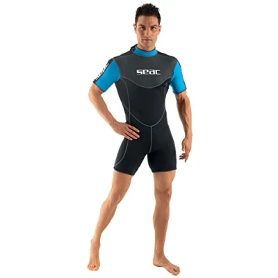 Imagen de Seac Sense Short Man, Traje húmedo para Snorkel y Submarino, Neopreno Super elástico de 3 mm