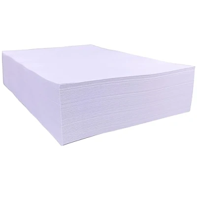 Imagen de Papel de impresora blanco liso tamaño A5, 100 hojas, 80 gsm