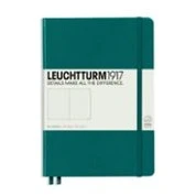 Imagen de LEUCHTTURM1917 359698 Libreta de notas Medium (A5) tapas duras, 251 páginas numeradas, pacific green, lisa