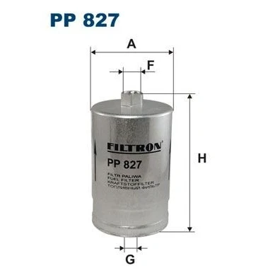 Imagen de FILTRON PP 827 Filtro Combustible enroscable AUDI: A4 B7 Berlina, Avant, B5 VOLKSWAGEN: Passat GP Berlina