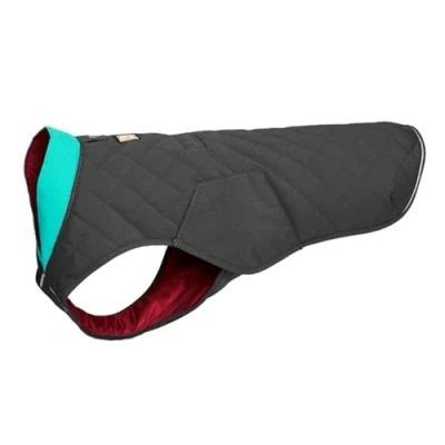 Imagen de RUFFWEAR Abrigo de Invierno para Perro, Stumptown Jacket, Chaqueta Perro cálida y Resistente a la abrasión días claros fríos, Impermeable, Twilight Gray, Small