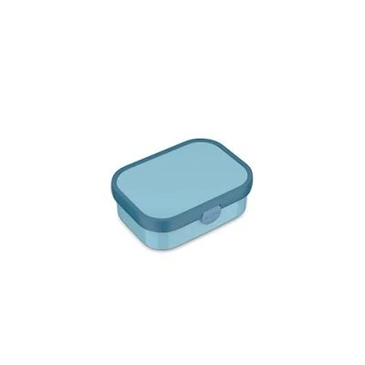 Imagen de Mepal Fiambrera Campus Bento Box para Niños Lonchera con Compartimento y Tenedor Cierre de Clip Sin BPA apta Lavavajillas 750 ml Cool blue