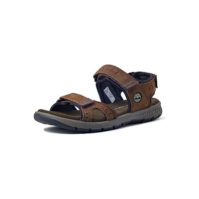 Imagen de Timberland Governor&#039;s Island 3 Strap Sandal, Sandalias Hombre, Marrón (Dark Brown Nubuck), 43 EU