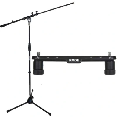 Imagen de Rode Stereo Bar SB20 MS107B Barra estéreo para micrófono (incluye soporte Keepdrum