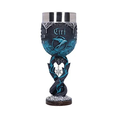 Imagen de Nemesis Now Copa de The Witcher Ciri 19,5 cm, Color Azul, Resina, 19.5cm