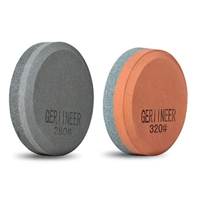 Imagen de GERIINEER 2 Pcs Piedra Afilar Hacha, Cuchillos IN 1, de para herramientas jardín cocina Cinceles Hachas (2 Pcs#1)