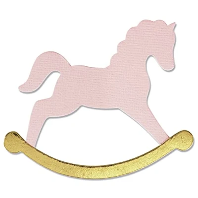 Imagen de Sizzix 665349 Troquel de Caballo mecedor Olivia Rose, Multicolor, Talla única