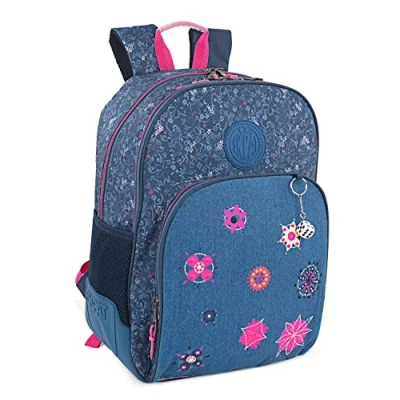 Imagen de SKPAT Mochila Escolar Adolescente para Colegio Instituto Y Universidad. Mochilas Escolares Adolescentes Niña Hombre Mujer Casual Resistente Gran Capacidad 133901, Azul Vaquero