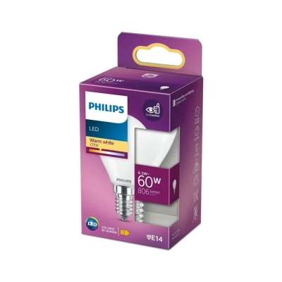Imagen de Philips Classic LED E14 P45 6,5W 2.700K mate