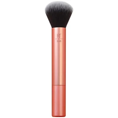Imagen de REAL TECHNIQUES Brocha de Maquillaje Multiusos Everything Face Brush Ideal para Aplicar Bases en Polvo Proporciona Cobertura Ligera Apta Polvos y Bronceador