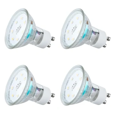Imagen de SEBSON Bombilla LED GU10 3,5W Equivalente a 35W 300 Lúmenes Blanco Cálido 2900K No Regulable Angulo de Haz 110 Spot 230V Juego 4