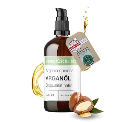Imagen de Aceite de argán orgánico prensado en frío, 100 ml (Argania Spinosa), 100% natural wesentlich.