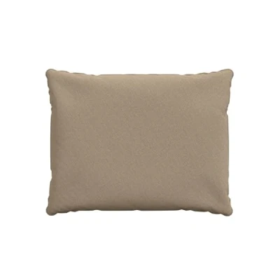 Imagen de POKAR Cojines Lounge Exterior Cojin Respaldo Muebles Mimbre Jardín para Silla Fundas 70x40x15 cm, Beige