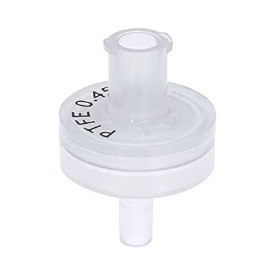 Imagen de Filtro de jeringa, ABLUO, 13mm, Membrana PTFE, 0.45µm, alojamiento PP, 100/pc