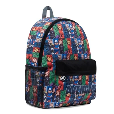 Imagen de Marvel Mochila Niño Escolar Infantil Superhéroes de los Vengadores con Espalda Acolchada y Cintas Ajustables (Multicolor)