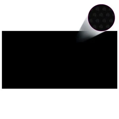 Imagen de Película Negra Rectangular de Polietileno Flotante Piscina 10x5 m