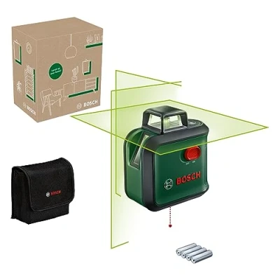 Imagen de Bosch Home and Garden nivel láser de líneas cruzadas AdvancedLevel 360 (3 láser, incl. para la alineación por toda estancia, en caja e commerce)
