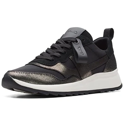 Imagen de Clarks Dashlite Jazz, Zapatillas Mujer, Black Combi, 39 EU