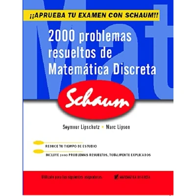 Imagen de 2000 Problemas resueltos de matematica discreta 9788448142780 (SIN COLECCION)