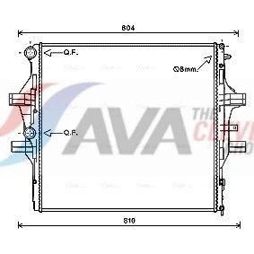 Imagen de AVA COOLING SYSTEMS IV2125 Radiador, refrigeración del motor IVECO: DAILY 6 , Pritsche/Fahrgestell, 4