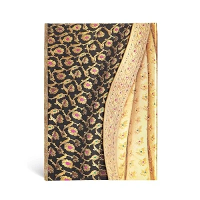 Imagen de Paperblanks Cuadernos de Tapa Dura Siyah Liso. Midi (130 x 180 mm) (Varanasi Silks and Saris)